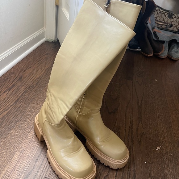 Source Unknown Tubular Combat Boots, Sahara - Picture 3 of 7